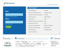 Tablet Screenshot of biztarget.net